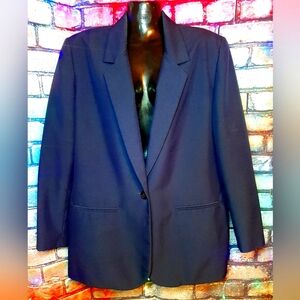 Women's Classic Navy Blazer Size 14